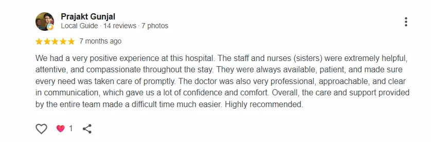 Patient Review 1